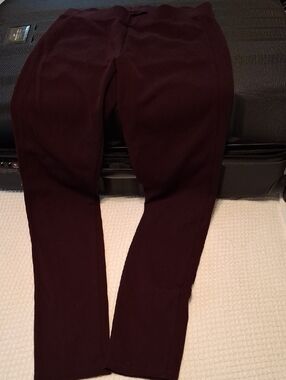 Women's Burgundy Stretch  Pants